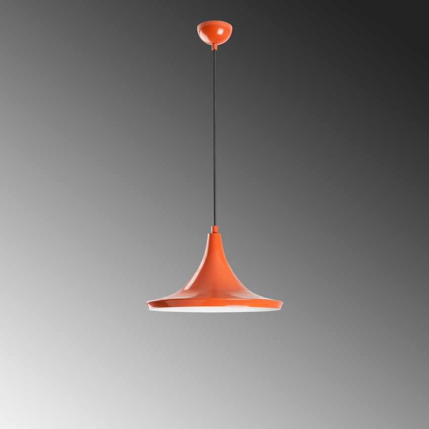 Hanglamp aan een koord TOM 1xE27/40W/230V oranje