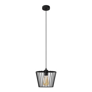 Hanglamp aan een koord TORRI 1xE27/15W/230V diameter 23 cm zwart