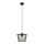 Hanglamp aan een koord TORRI 1xE27/15W/230V diameter 23 cm zwart