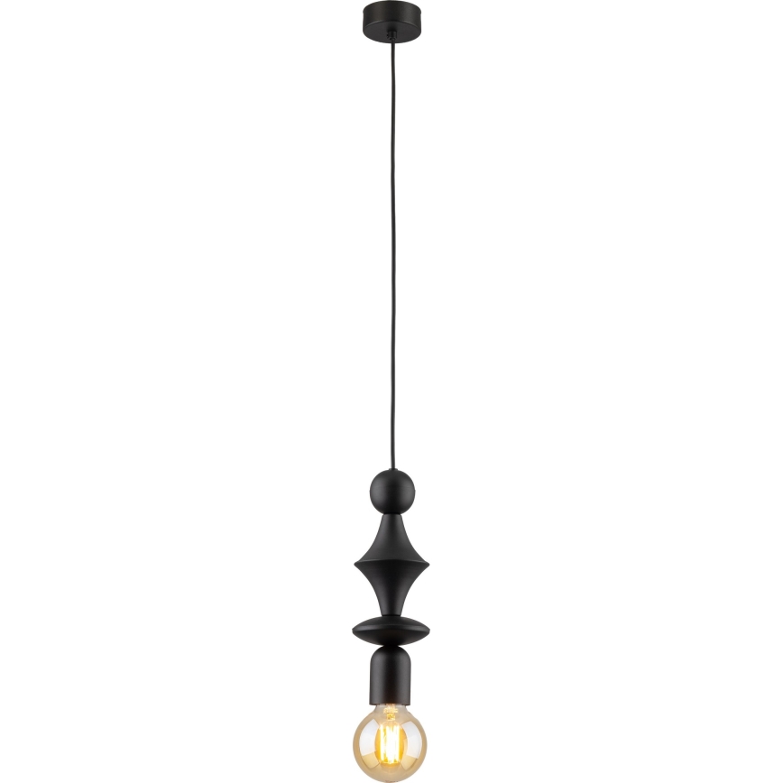 Hanglamp aan een koord TOWER 1xE27/15W/230V zwart