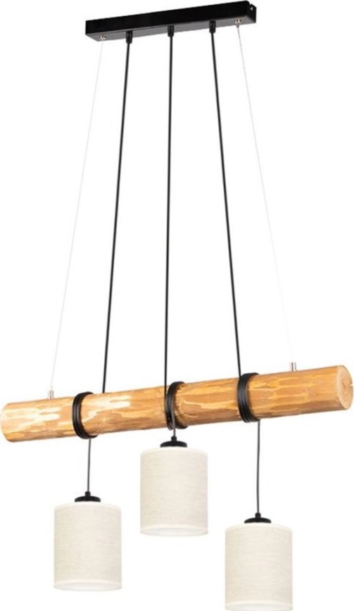 Hanglamp aan een koord TRENO 3xE27/25W/230V grenen