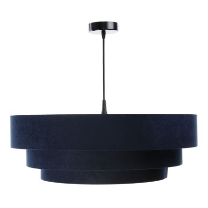 Hanglamp aan een koord TRINITI 1xE27/60W/230V blauw/geel