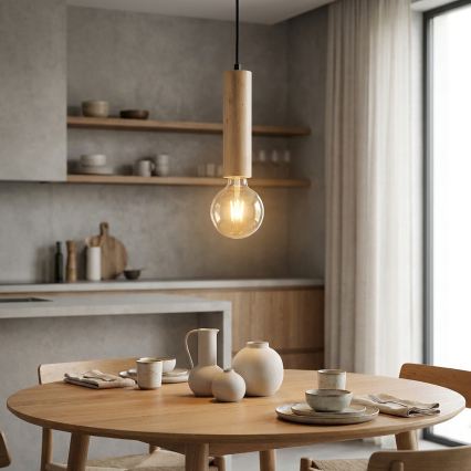 Hanglamp aan een koord TRONCO 1xE27/40W/230V