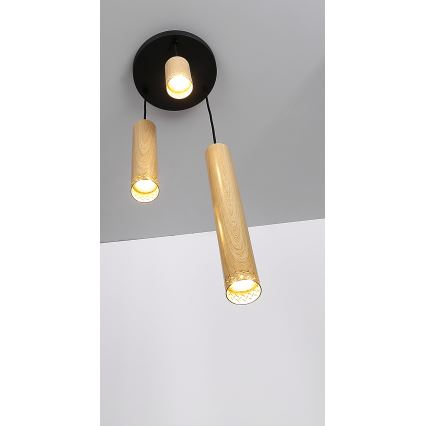 Hanglamp aan een koord TUBO 3xGU10/25W/230V