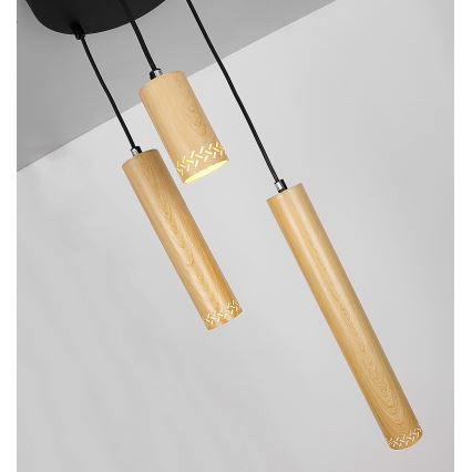 Hanglamp aan een koord TUBO 3xGU10/25W/230V