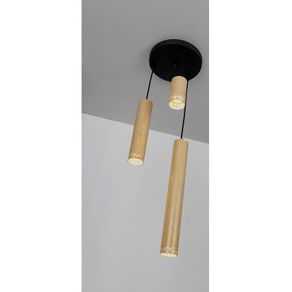 Hanglamp aan een koord TUBO 3xGU10/25W/230V