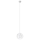 Hanglamp aan een koord TULOS 1xE27/60W/230V wit
