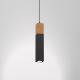 Hanglamp aan een koord TULUM 1xGU10/60W/230V zwart