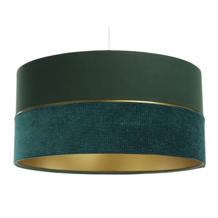 Hanglamp aan een koord TWIST 1xE27/60W/230V groen/goud