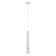 Hanglamp aan een koord TWISTER 1xE27/60W/230V wit