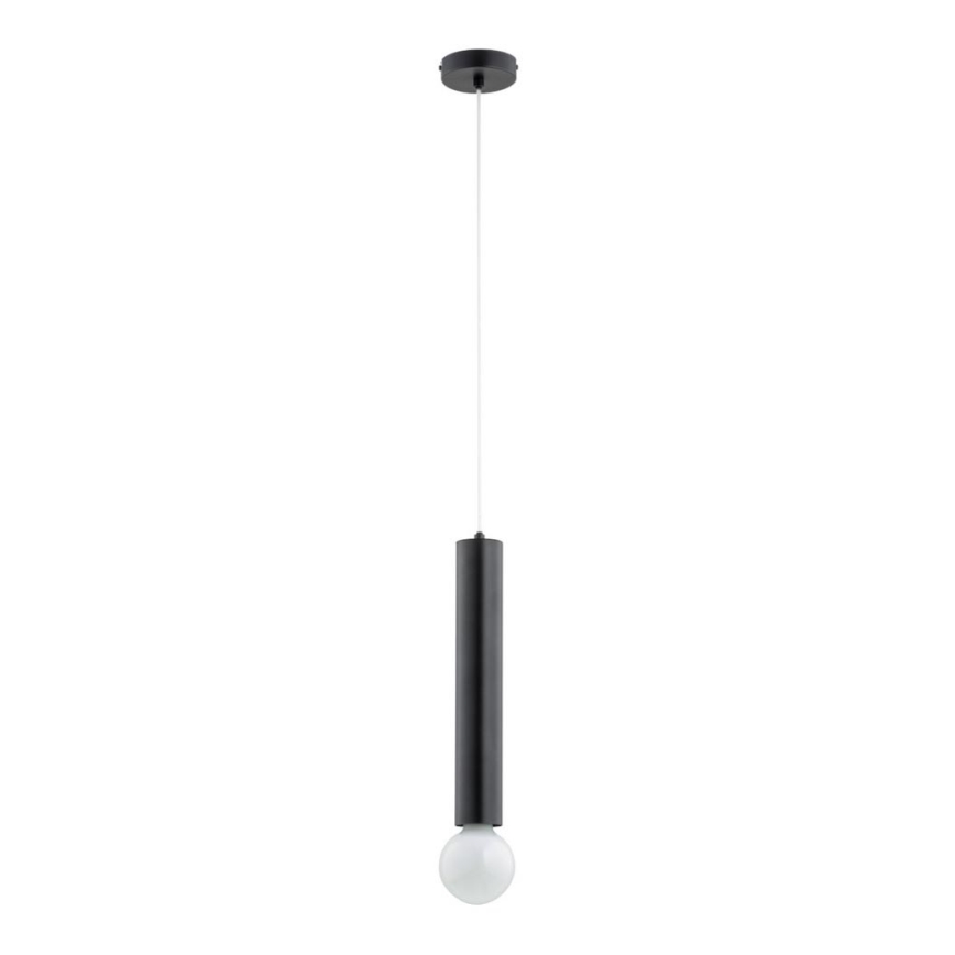 Hanglamp aan een koord TWISTER 1xE27/60W/230V zwart