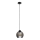 Hanglamp aan een koord UNO 1xE27/60W/230V zwart/gerookt
