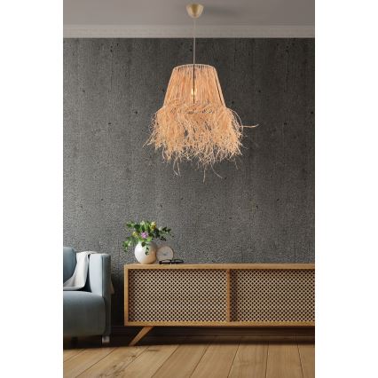 Hanglamp aan een koord VALANCE 1xE27/40W/230V bruin