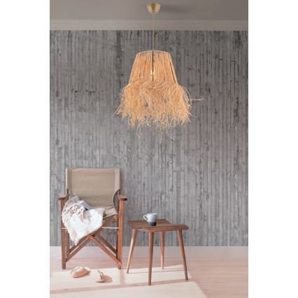 Hanglamp aan een koord VALANCE 1xE27/40W/230V bruin