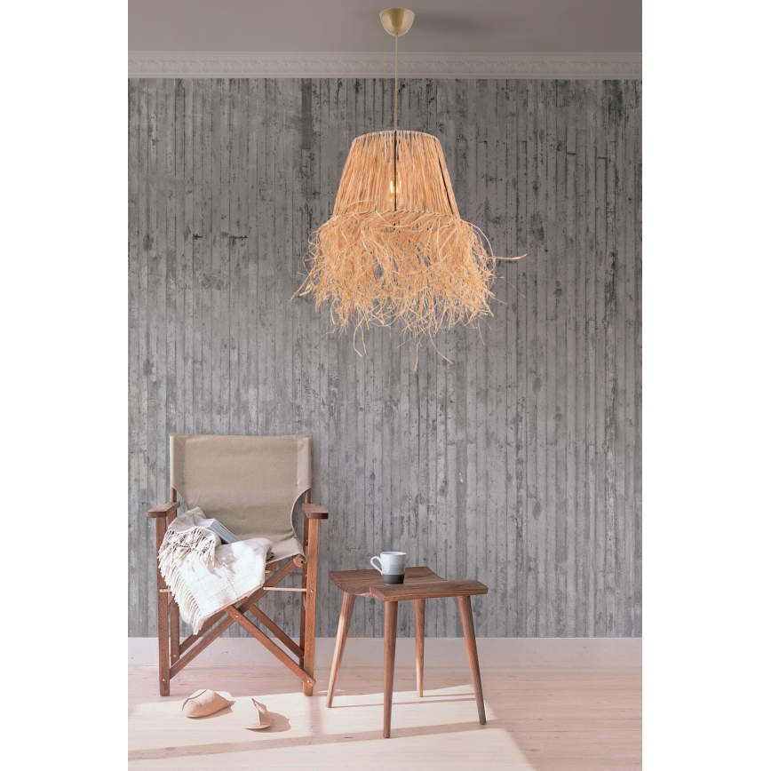 Hanglamp aan een koord VALANCE 1xE27/40W/230V bruin