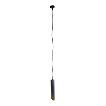 Hanglamp aan een koord VALDA 1xGU10/30W/230V 132 cm zwart