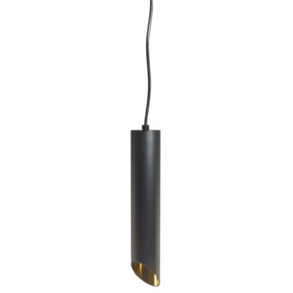 Hanglamp aan een koord VALDA 1xGU10/30W/230V 132 cm zwart