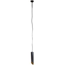 Hanglamp aan een koord VALDA 1xGU10/60W/230V 132 cm zwart