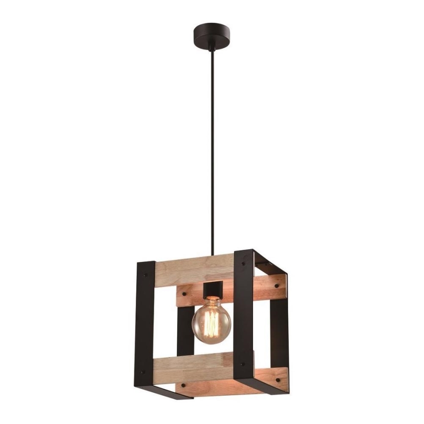 Hanglamp aan een koord VARNA 1xE27/40W/230V eiken