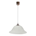 Hanglamp aan een koord VERA 1xE27/60W/230V koper/wit