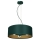 Hanglamp aan een koord VERDE 3xE27/60W/230V groen