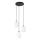 Hanglamp aan een koord VERDI 3xE27/15W/230V diameter 30 cm zwart/wit