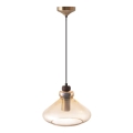 Hanglamp aan een koord VETRO 1xE27/60W/230V beuken