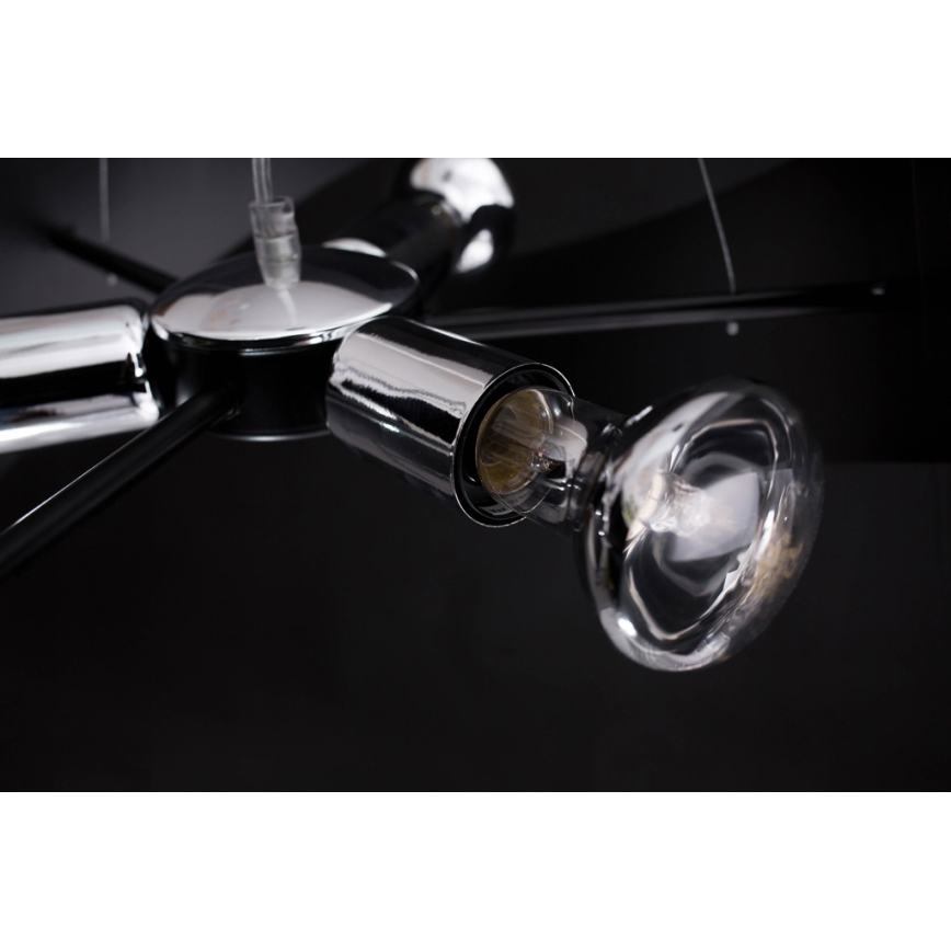 Hanglamp aan een koord VIENO 3xE27/15W/230V wit