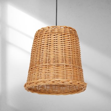 Hanglamp aan een koord VIMINI 1xE27/40W/230V rotan