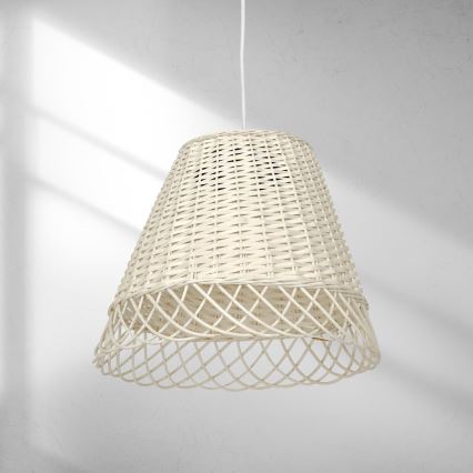 Hanglamp aan een koord VIMINI 1xE27/40W/230V rotan