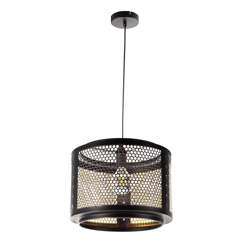 Hanglamp aan een koord VITO 1xE27/40W/230V zwart