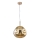 Hanglamp aan een koord VITRO 1xE27/10W/230V diameter 35 cm gouden