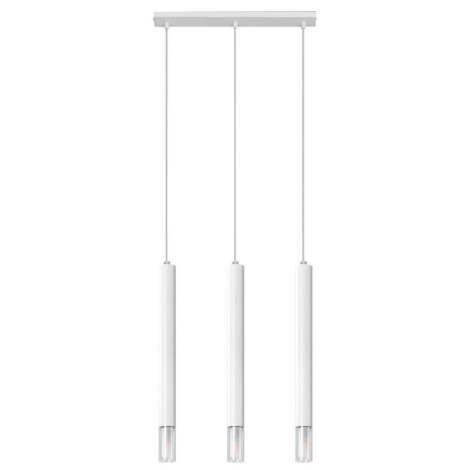 Hanglamp aan een koord VIZIER 3xG9/40W/230V wit
