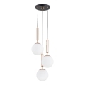 Hanglamp aan een koord VOLDA 3xE14/10W/230V diameter 28 cm messing