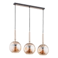 Hanglamp aan een koord VOLDA 3xE27/15W/230V messing