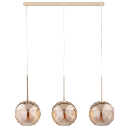 Hanglamp aan een koord VOLDA 3xE27/60W/230V messing