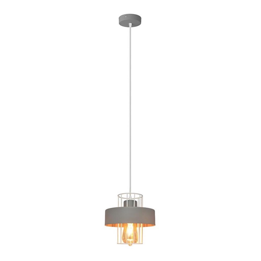 Hanglamp aan een koord VOLTA 1xE27/15W/230V grijs