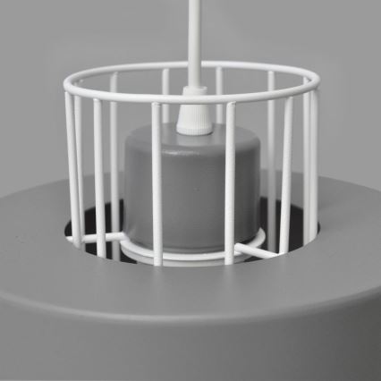 Hanglamp aan een koord VOLTA 1xE27/15W/230V grijs