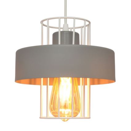 Hanglamp aan een koord VOLTA 1xE27/15W/230V grijs
