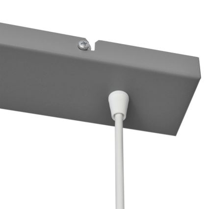 Hanglamp aan een koord VOLTA 2xE27/15W/230V grijs