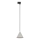 Hanglamp aan een koord voor 1-fase railsysteem CONO 1xE27/15W/230V zwart/grijs