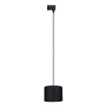 Hanglamp aan een koord voor 1-fase railsysteem TRACER 1xE27/15W/230V diameter 20 cm zwart