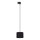 Hanglamp aan een koord voor 1-fase railsysteem TRACER 1xE27/15W/230V diameter 20 cm zwart