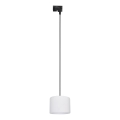 Hanglamp aan een koord voor 1-fase railsysteem TRACER 1xE27/15W/230V diameter 20 cm zwart/wit