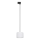 Hanglamp aan een koord voor 1-fase railsysteem TRACER 1xE27/15W/230V diameter 20 cm zwart/wit