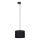Hanglamp aan een koord voor 1-fase railsysteem TRACER 1xE27/15W/230V diameter 30 cm zwart