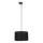 Hanglamp aan een koord voor 1-fase railsysteem TRACER 1xE27/15W/230V diameter 38 cm zwart