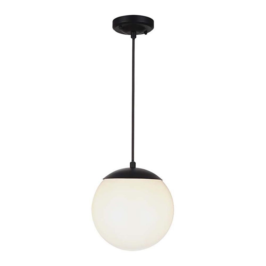 Hanglamp aan een koord voor buiten 1xE27/60W/230V IP44 zwart