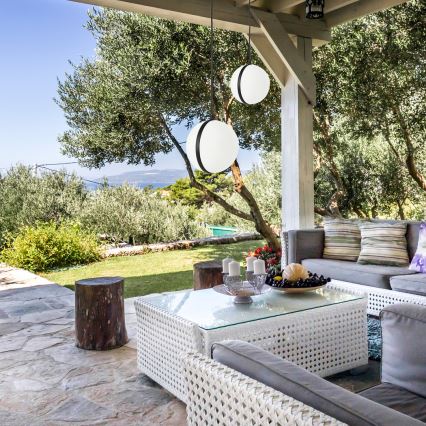 Hanglamp aan een koord voor Buiten CIRCULO 1xE27/40W/230V IP44