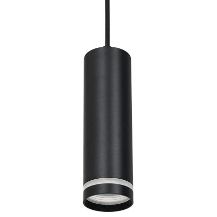 Hanglamp aan een koord voor een 3-fase Rail Systeem PIPE 1xGU10/25W/230V zwart